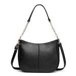 Brass Tacks Leathercraft Everyday Shoulder Handbag For Women Medium Tote Hobo Bag With Adjustable Strap A4 Crossbody Purse For W