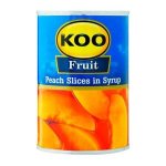 Koo Peach Slices In Syrup 410G