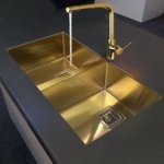 Bright Gold Sink Mixer