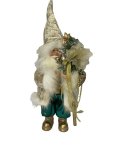 Gold white blue Santa 30CM