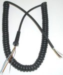 Workman Replacement MIC Cord - 6 Wire - 10 Ft Coiled - Cb Ham Radio - MIL10