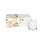 6PC Gold Rim Whiskey Glass 280ML