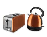 Mellerware Pack 2 Piece Set Stainless Steel Kettle And Toaster In Copper