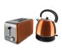 Mellerware Pack 2 Piece Set Stainless Steel Kettle And Toaster In Copper