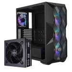 Coolermaster Masterbox TD500 Diamond Cut Black Rgb Case + Cooler Master 650W Bronze Psu
