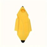 Adult Banana Costume - Polyester Fruit Outfit For Christmas Halloween Holiday Parties - No Electricity Required Featherless One
