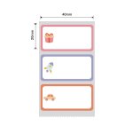 NB244 - - B1 B21 B3S B4 - 40X20MM - 320 Toy Labels