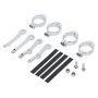 Headlight Mount Bracket 39-41MM Silver Cnc Compatible With Suzuki