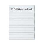 Daxolanz 80PCS Sentence Strips For Teacher Supplies 3" X 12" Ruled Word Learning Strips For Writing Words For Teachers Classroom