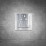 Elevator Sign D02 - Brushed Stainless Steel