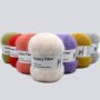 1PC Thin Soft Alpaca Mohair Yarn Long Plush Thick Crochet Wool Yarn For Knitting Scarf 20% Alpaca 10% Wool 50% Acrylic Fibers 20% Imitation Mohair Nylon 50G 380M