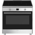 Smeg CG90CIXT 900 Full Electric Cooker – Induction