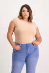 Mbali High-neck Bodysuit - Nude - XL