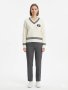 Sissy Boy Womens V-neck Cable Knit Jersey In White - White / XL