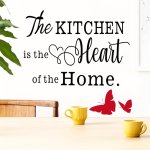 Chic Kitchen & Dining Room Quote Wall Decal - Removable Pvc Art Sticker For Home Decor 19.81CM X 29.97CM Perfect For Living Room