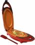 Candora Red Copper 5 Minute Chef Electric Frying Pan Smokeless Non-stick Steak Grill Pan Pizza Pan