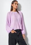 Superbalist Mushroom Pleated Blouse - Lilac