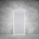 Laser Cut Screen - Design 096 - 1040 X 535 X 20 Matt White Outdoor
