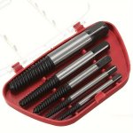 5PCS Damaged Screw Extractor Set 7 Piece Easy Out Bolt Extractor For Easily Remove Broken Bolts Spiral Screw Extractor Stripped