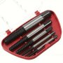 5PCS Damaged Screw Extractor Set 7 Piece Easy Out Bolt Extractor For Easily Remove Broken Bolts Spiral Screw Extractor Stripped Screws Studs