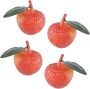 4 Pieces Pvc Artificial Lychee Model Realistic Simulation Fruits For Home
