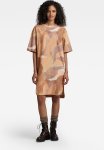 G-star Raw Boxy U Tee Ao Dress Short Sleeve - Amphora Watercolor Camo