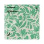 3 Ply Green Foliage Serviettes 20 Pk