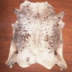 Aas Grade Nguni Hide 126 Brown white XL - Extra Large Brown white Speckled