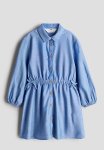 Shirt Dress - Blue