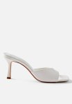 Cotton On Edie Minimal Mule - White Smooth