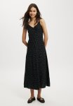 Cotton On Haven V Neck Maxi Dress - Polka Dot Black