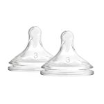 Level 3 Wide Neck Bottle Nipples 2 Pack