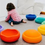Balance Training Cross River Stepping Stone Training Balance Stone School Expansion Outdoor Stepping Stones Kid Toy Engaging Tra