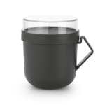 Brabantia Make & Take Soup Mug 600ML Dark Grey Jade Green - Jade Green