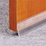 1 Roll Transparent Windproof Silicone Sealing Strip Door Window Sealing Strip