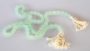 Aqua Beads On Twine With Tassel 188CM