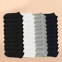 10/20/40 Pairs Of Men's Simple Solid Liner Anklets Socks Comfy Breathable Soft Sweat Absorbent Socks For Men's Outdoor Wearing