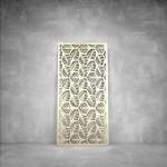 Laser Cut Screen - Design 060 - 2900 X 1400 X 20 Matt Gold Outdoor