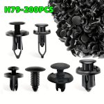 200PCS Car Fixing Clip 6MM7MM8MM9MM10MM Universal Six Types Of Mixed For Toyota For Ford For Gm For Honda Bumper Push Rivet Auto