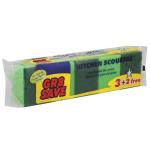 GR8 Anti-bac Sponge Green 3+2 Free