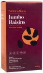 Faithful To Nature Ftn Jumbo Raisins - 650G