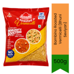 Roasted Vermicelli Bhuni Seviyan 500G - Pre-roasted Wheat Noodles For Making Sweet Kheer Pudding Sheer Khurma & Savoury Breakfas