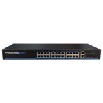 Utepo Switch 24 Port Managed 10 100MBPS Poe + 2 Port Gb Tp Uplink 430 Watts