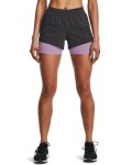 Women's Ua Iso-chill Run 2-IN-1 Shorts - Jet Gray XL