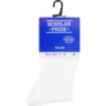 White Girls Short School Socks Size 9-12