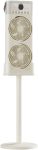 Zs - Dual Fan Mist Cooling Fan With Humidifier 6 Nozzles 360 Adjustable