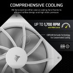 Corsair RS140 140MM Pwm Fans Dual Pack White