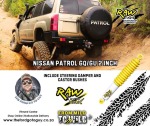 Nissan Patrol Gq gu 2 Inch RAW 4X4 Off Road Suspension Kit For