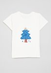 PoP Candy Printed Tee - Blue & White