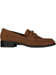 Tan Suede-look Loafers - 8 Brown